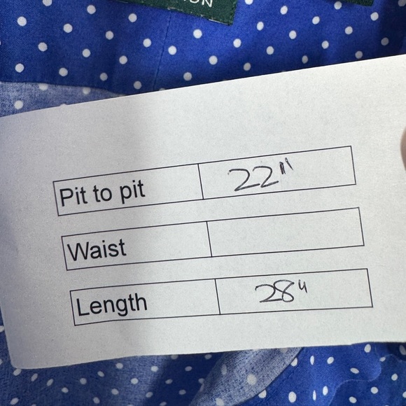 Ralph Lauren Long Sleeve Polka Dot Top - Picture 9 of 9